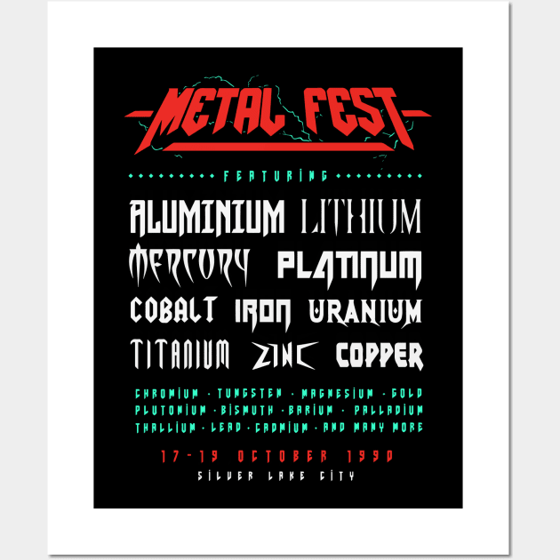 Metal Fest Wall Art by Grant_Shepley